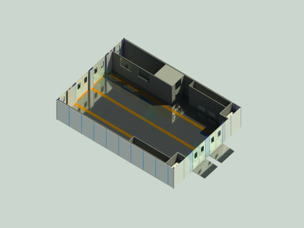 Shanghai 240 m² PAC Modular Biopharmaceutical Laboratory project view 3