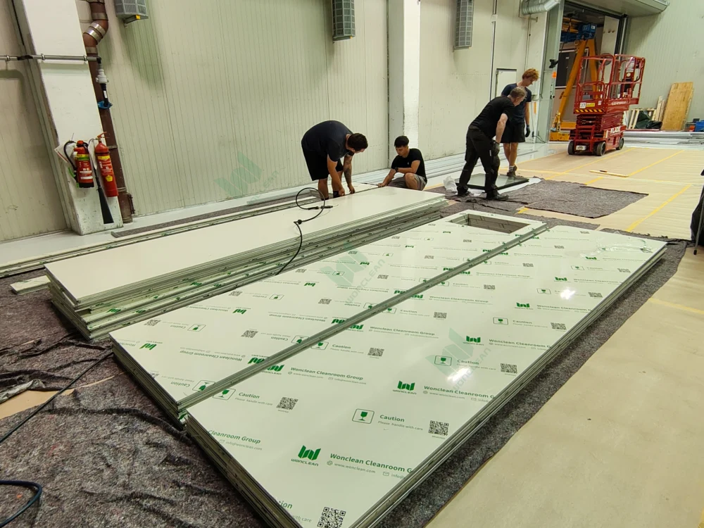 Germany 161 m² SAC Automotive Components Cleanroom project view 2