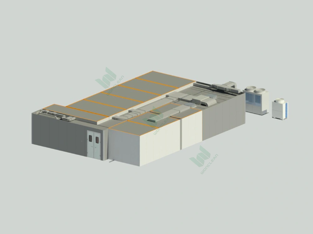 China 190 m² PAC Pharmaceutical Cleanroom