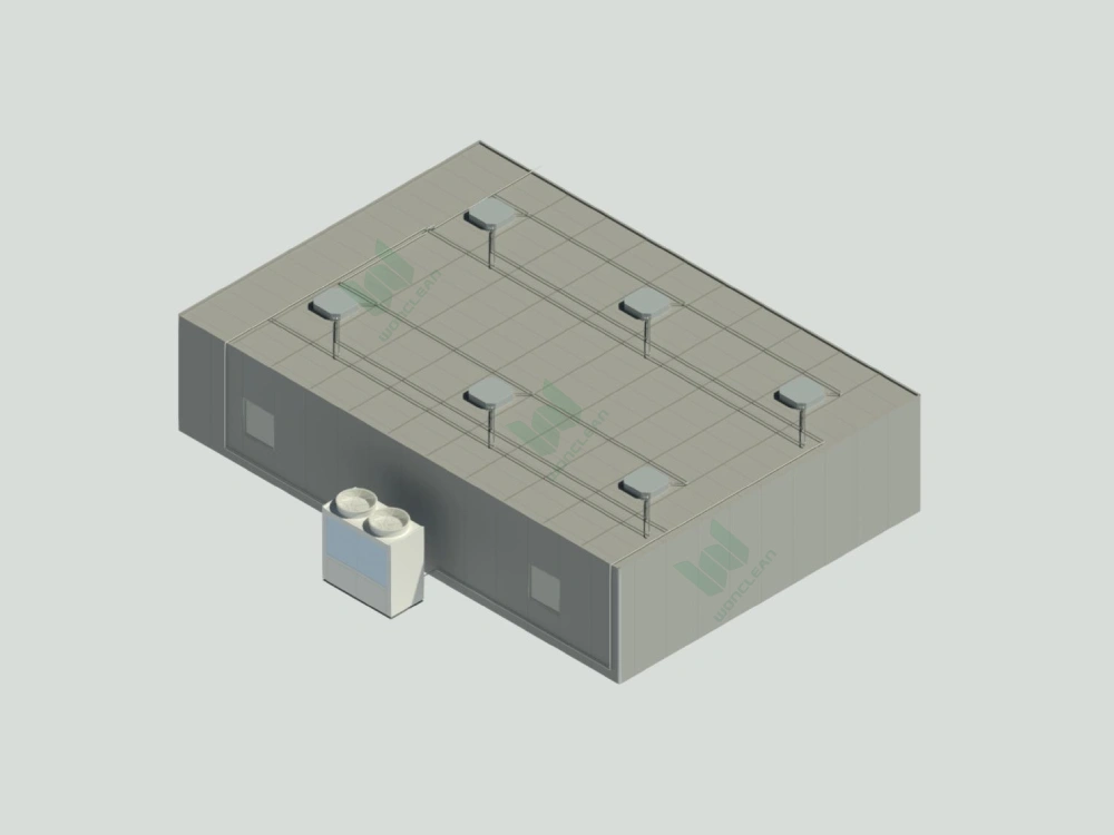Malaysia 126 m² PAC Biopharmaceutical Cleanroom project view 1