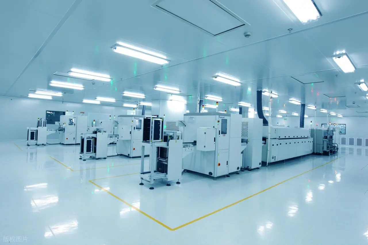 Biopharmaceutical research work performed in a controlled cleanroom