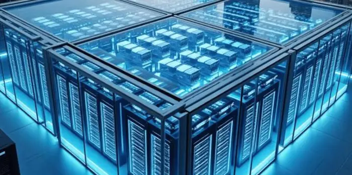 Modular isolation between immersion cooling equipment and a clean data center work zone
