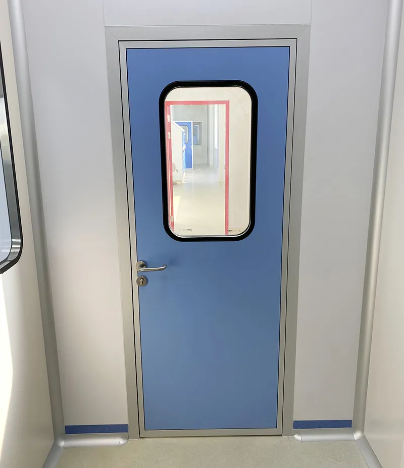 Porta HPL da sala limpa