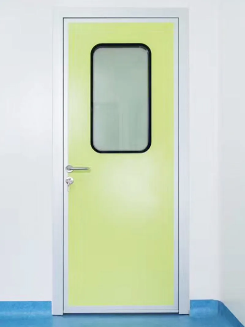 Porta HPL da sala limpa