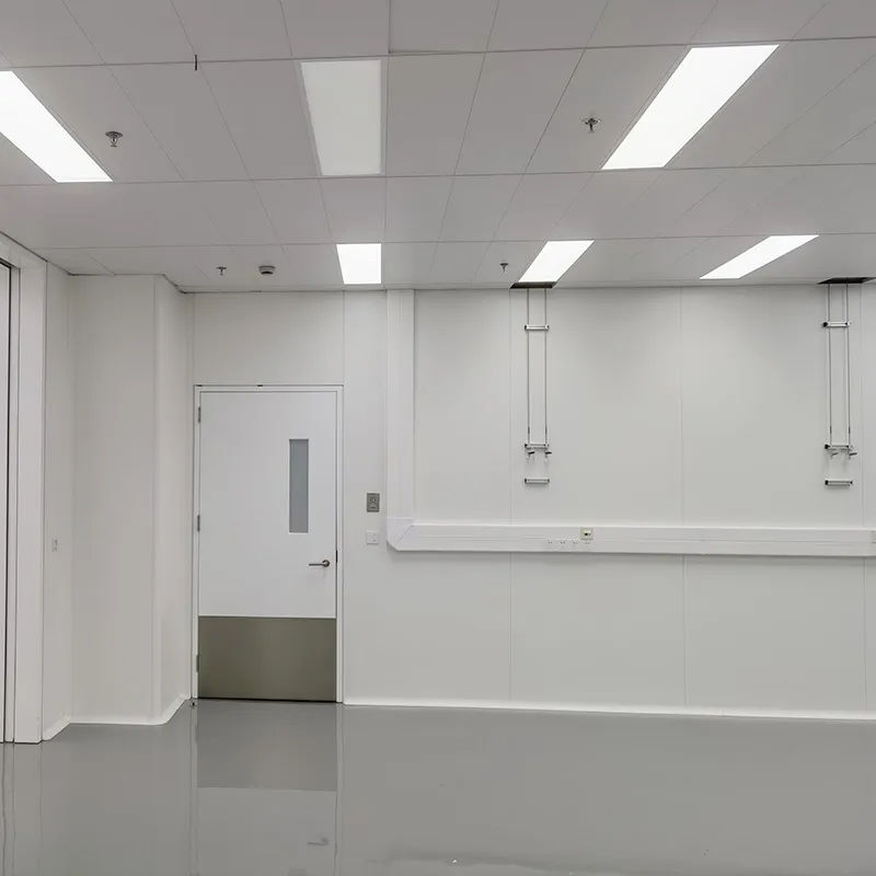 Sistema de partição de sala limpa