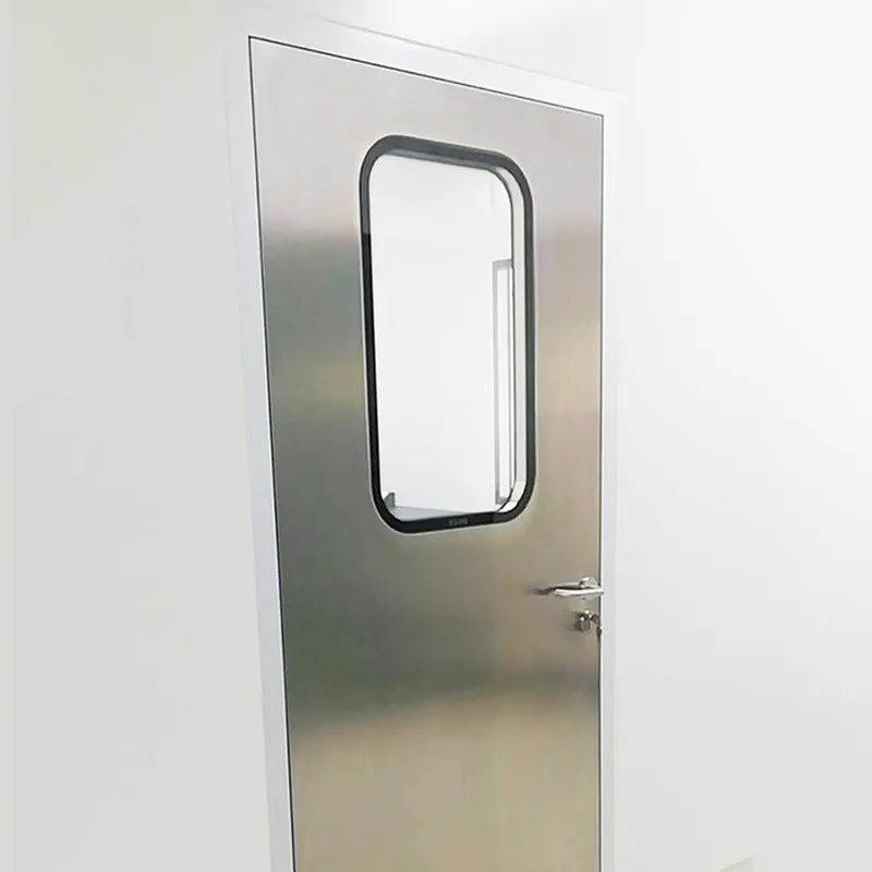 Clean room stainless steel door