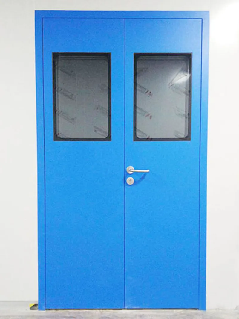 Clean room steel door