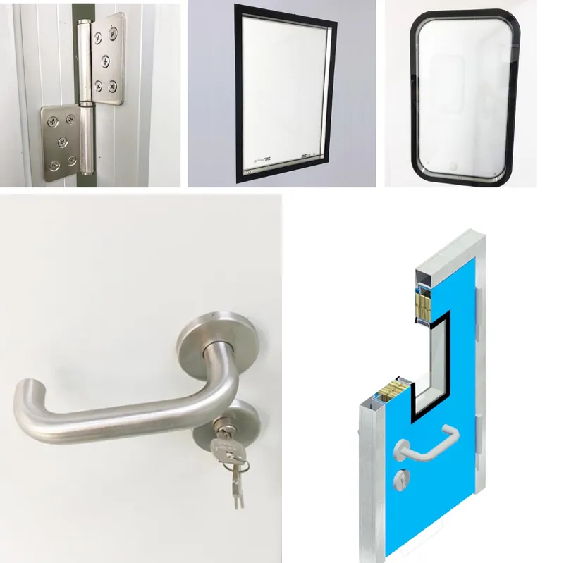 Clean room steel door