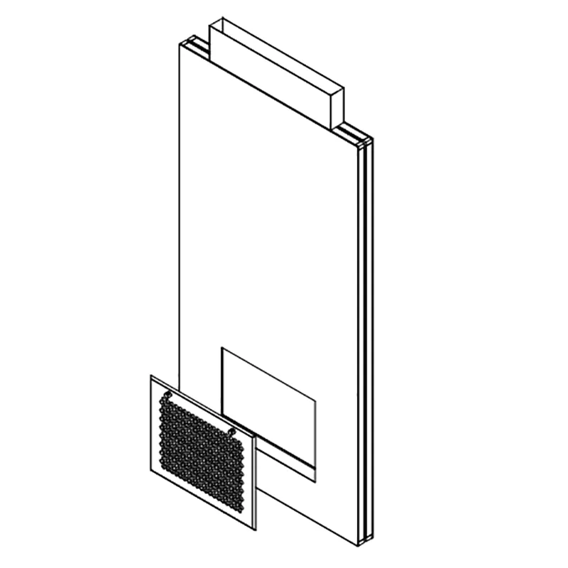 ventilate sandwich panel installed in semiconductor cleanroom