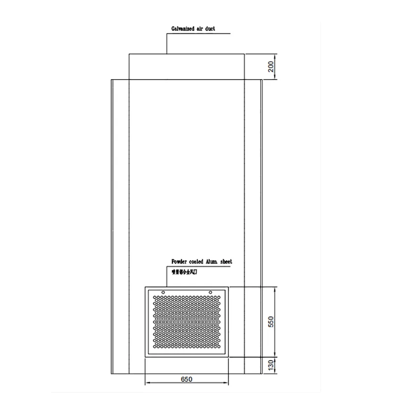 Painel de sanduíche ventilado